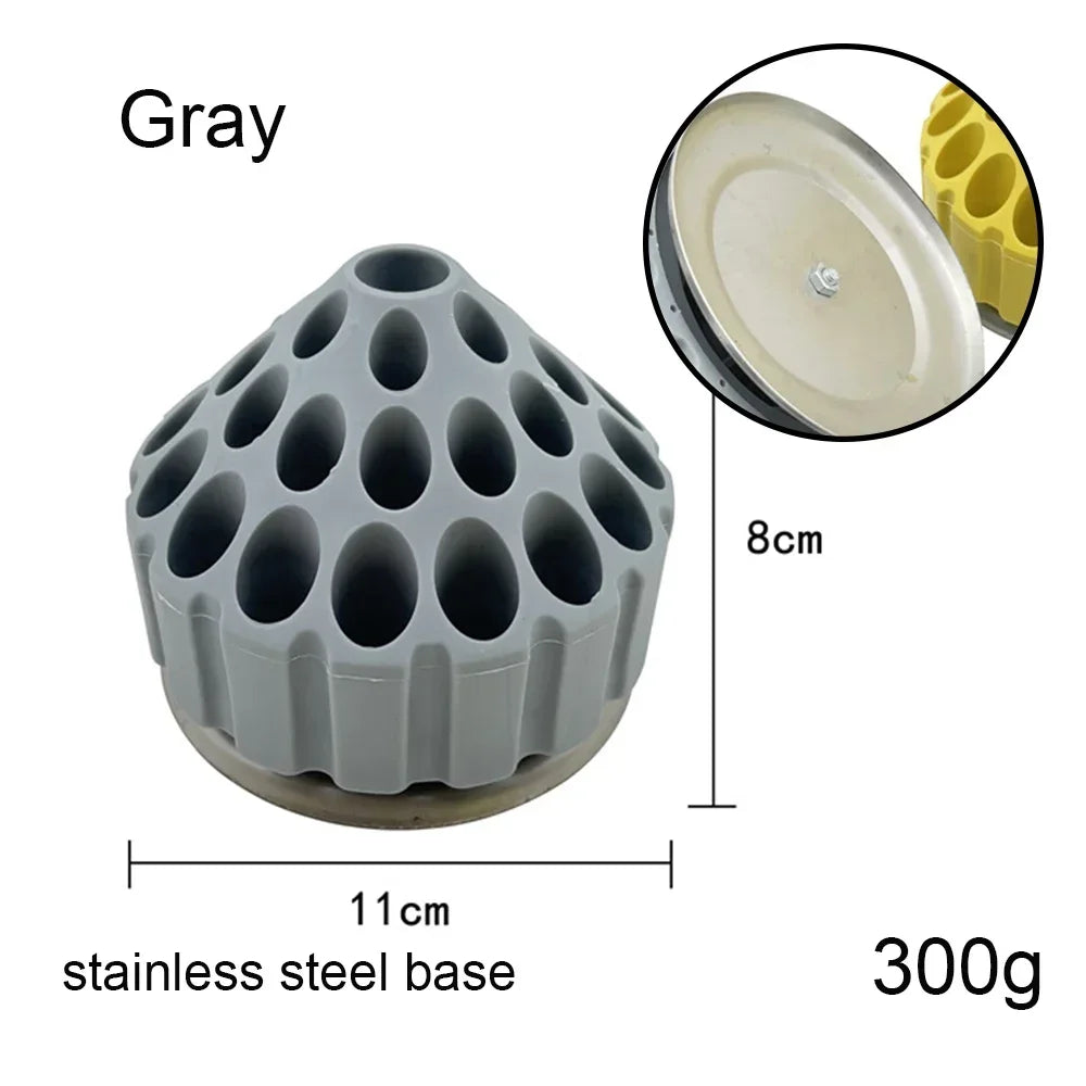 360 Rotating Drill Bit Storage Box Rotary Tool Organizer for Jewelry Making Carving Bits DIY Hand Tool Accessory Holder Case