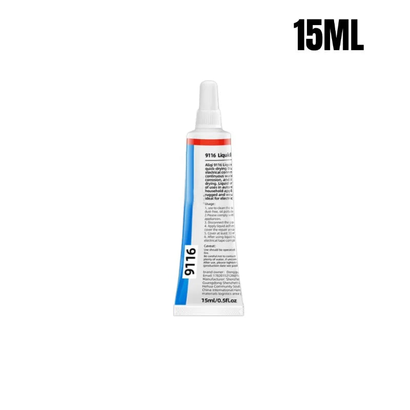 Waterproof Liquid Electrical Tape Insulating Repair Paste Fix Line Glue For Wires And Cables Home Use Quick Drying Sealant
