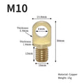 10 copper pillar screws, hardware can be DIY by hand, hand tools, copper accessories