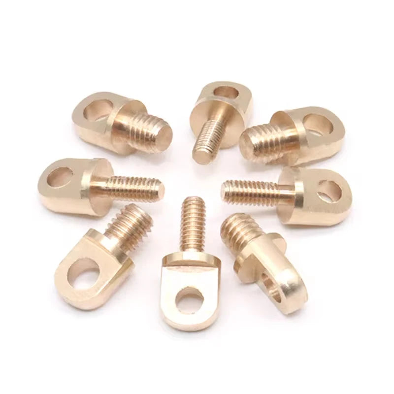 10 copper pillar screws, hardware can be DIY by hand, hand tools, copper accessories