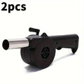 Manual Barbecue Fan Outdoor BBQ Fan Portable Hand Crank Air Blower for Camping Picnic Barbecue Tools